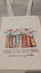 Book Lover Tote Bag and Make Up Bag Set