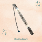Minimalist One More Chapter Metal Bookmark