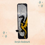 Transparent Dragon Duo Bookmark