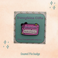 Book Girlie Enamel Pin Badge
