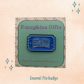Read All Night Book Club Enamel Pin Badge