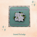 So Many Books Enamel Pin Badge