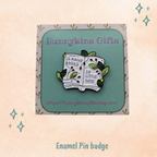 So Many Books Enamel Pin Badge
