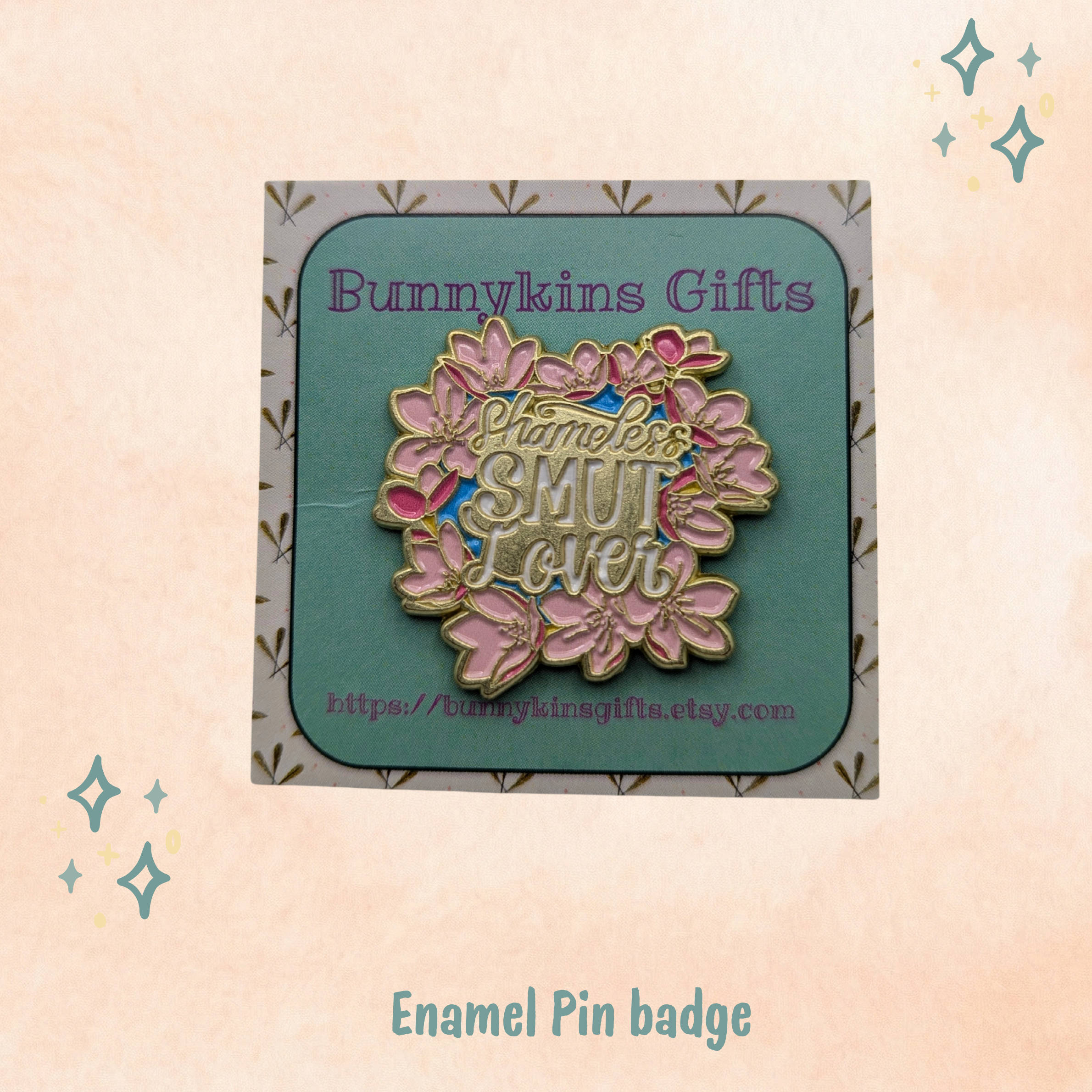 Shameless Smut Lover Enamel Pin Badge