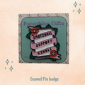 Emotional Support Kindle Enamel Pin Badge
