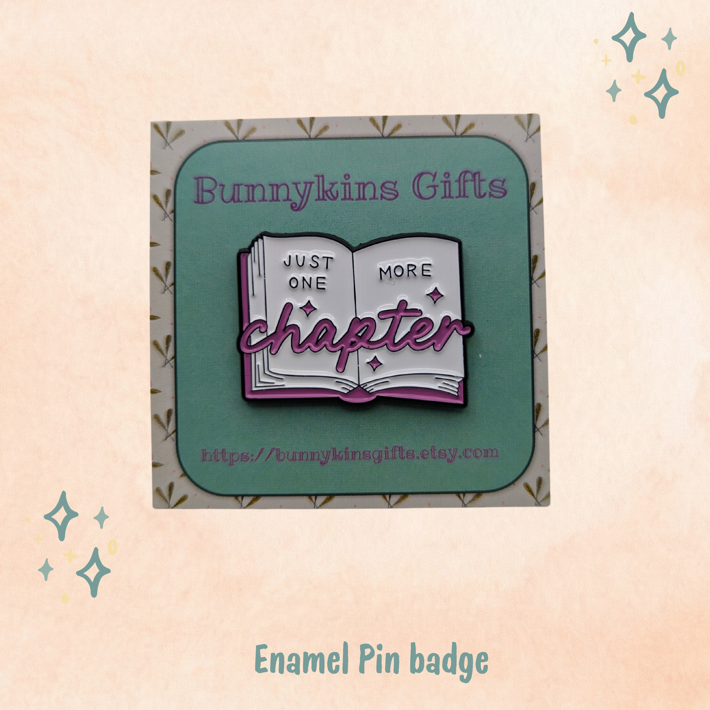 One More Chapter Enamel Pin Badge