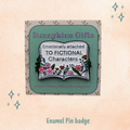 Fictional Characters Book Enamel Pin Badge