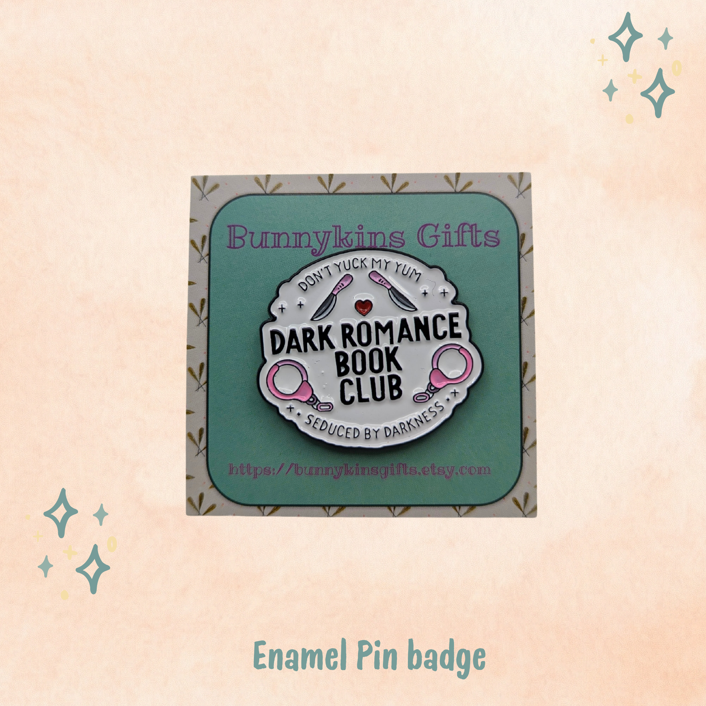 Dark Romance Enamel Pin Badge