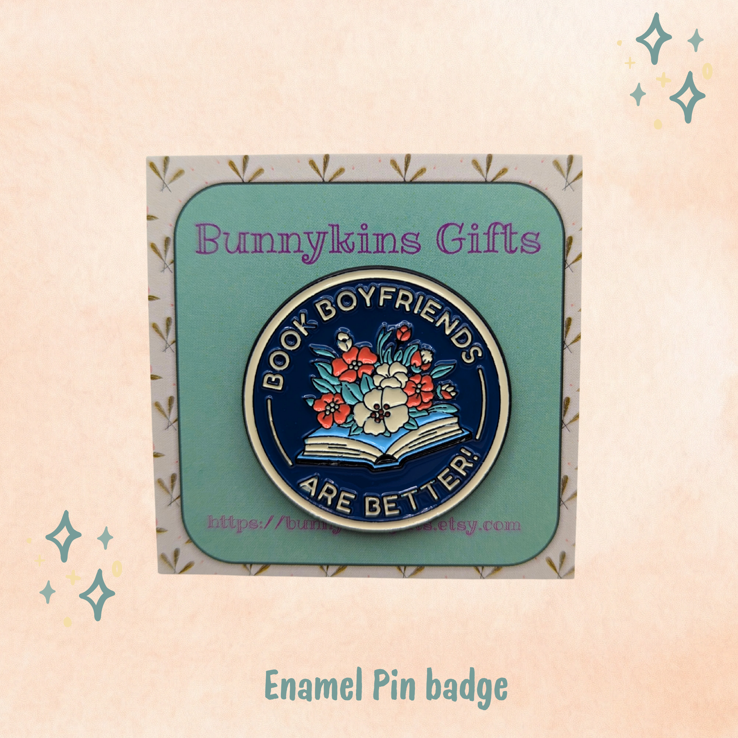 Book Boyfriends Are Better Enamel Pin Badge