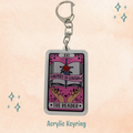 The Reader Tarot Card Keychain