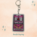 The Reader Tarot Card Keychain