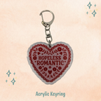 Hopeless Romantic Keychain