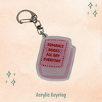 Romance Books Keychain