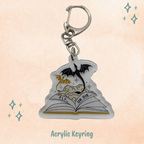 Fly or Die Dragon Keychain