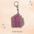 Romance Book Tropes Keychain