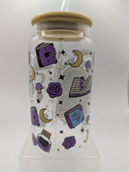Leaving Reality Glass Drinks Tumbler - Bookish Fantasy Themed Glass Cup
