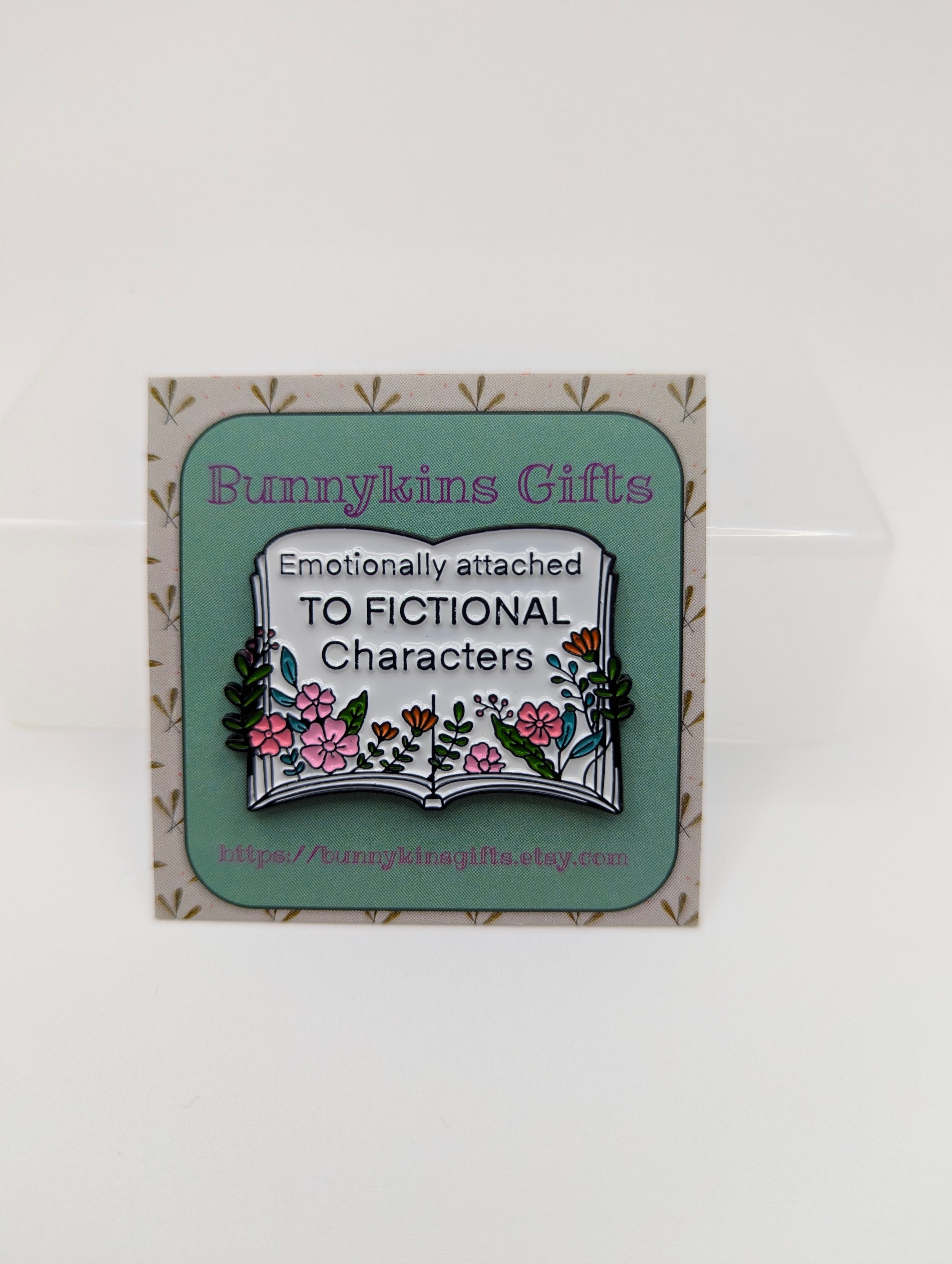 Fictional Characters Book Enamel Pin Badge