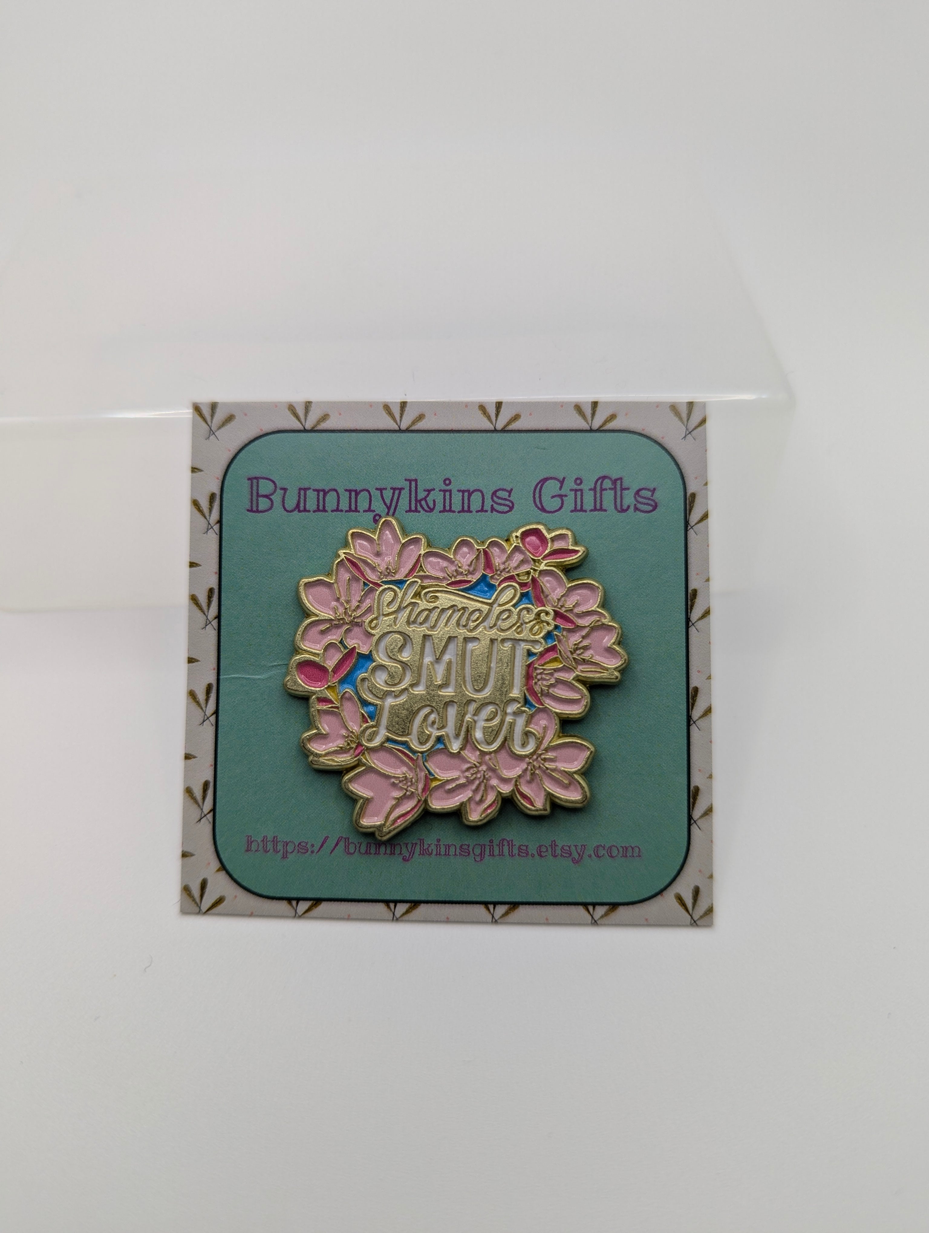 Shameless Smut Lover Enamel Pin Badge