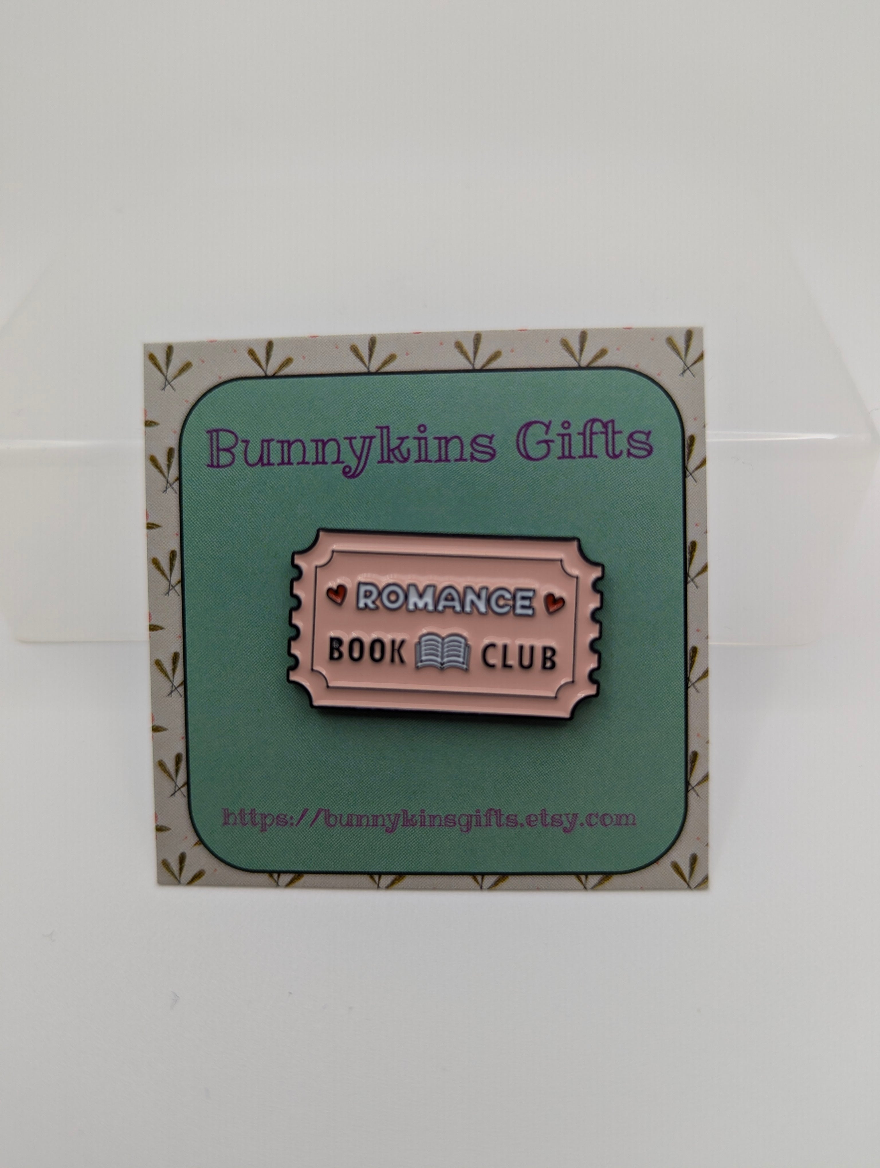 Romance Book Club Enamel Pin Badge
