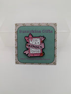 Kindle Girlie Enamel Pin Badge