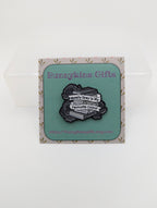 Morally Grey Ticket Enamel Pin Badge