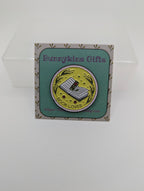 Round Book Lover Enamel Pin Badge