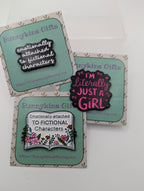 Fictional Characters Book Enamel Pin Badge