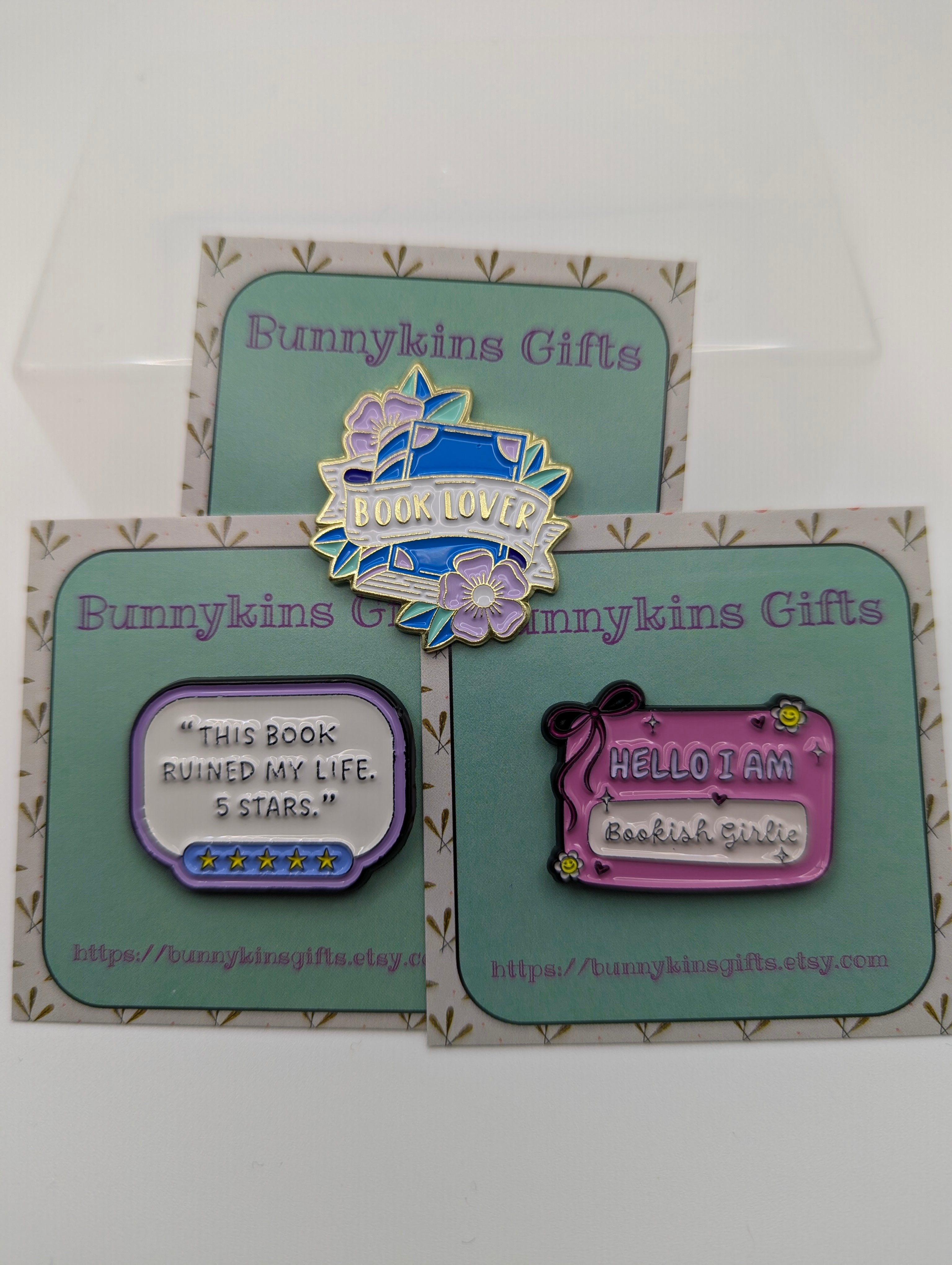 Five Star Book Enamel Pin Badge