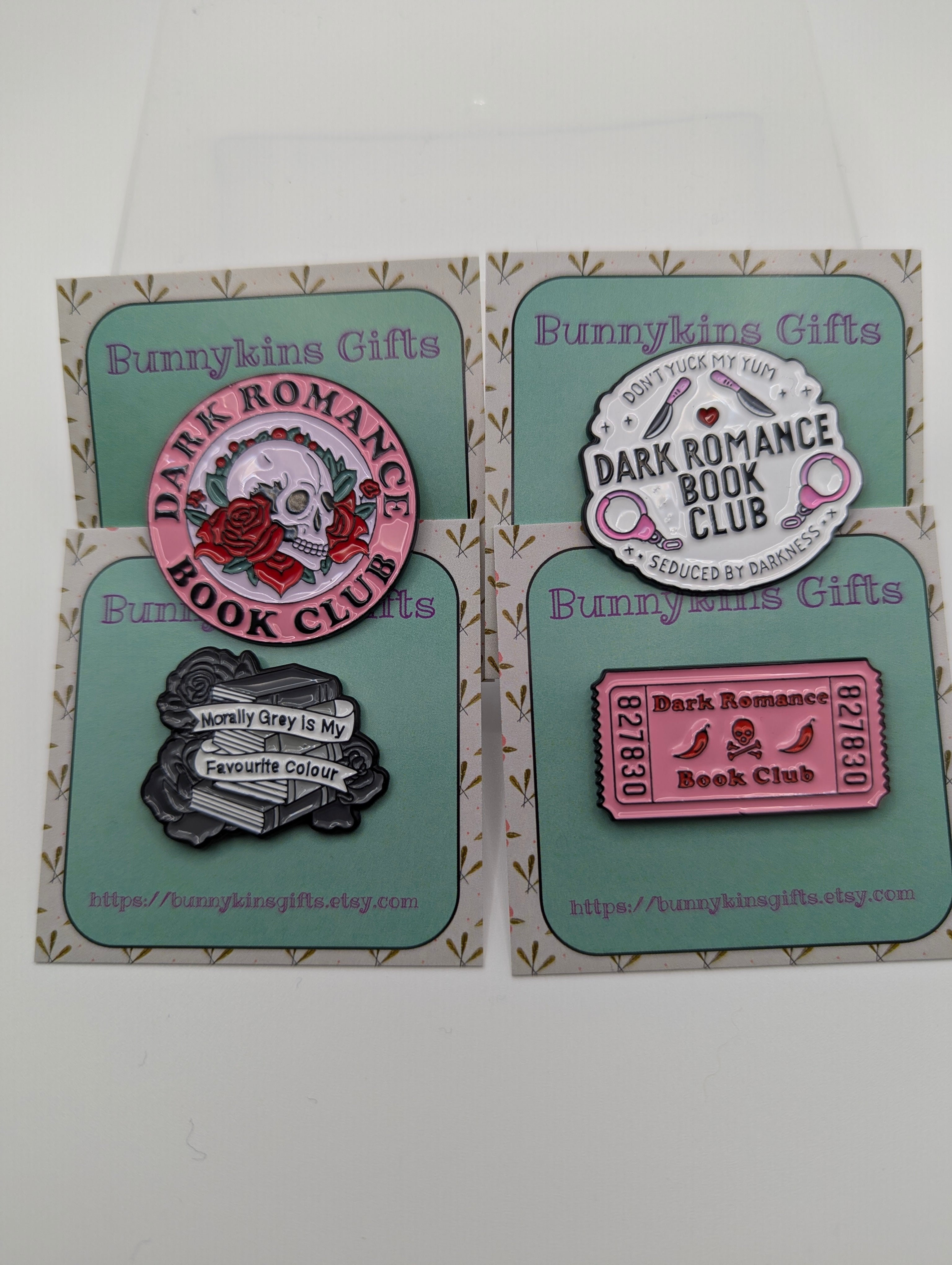 Dark Romance Enamel Pin Badge