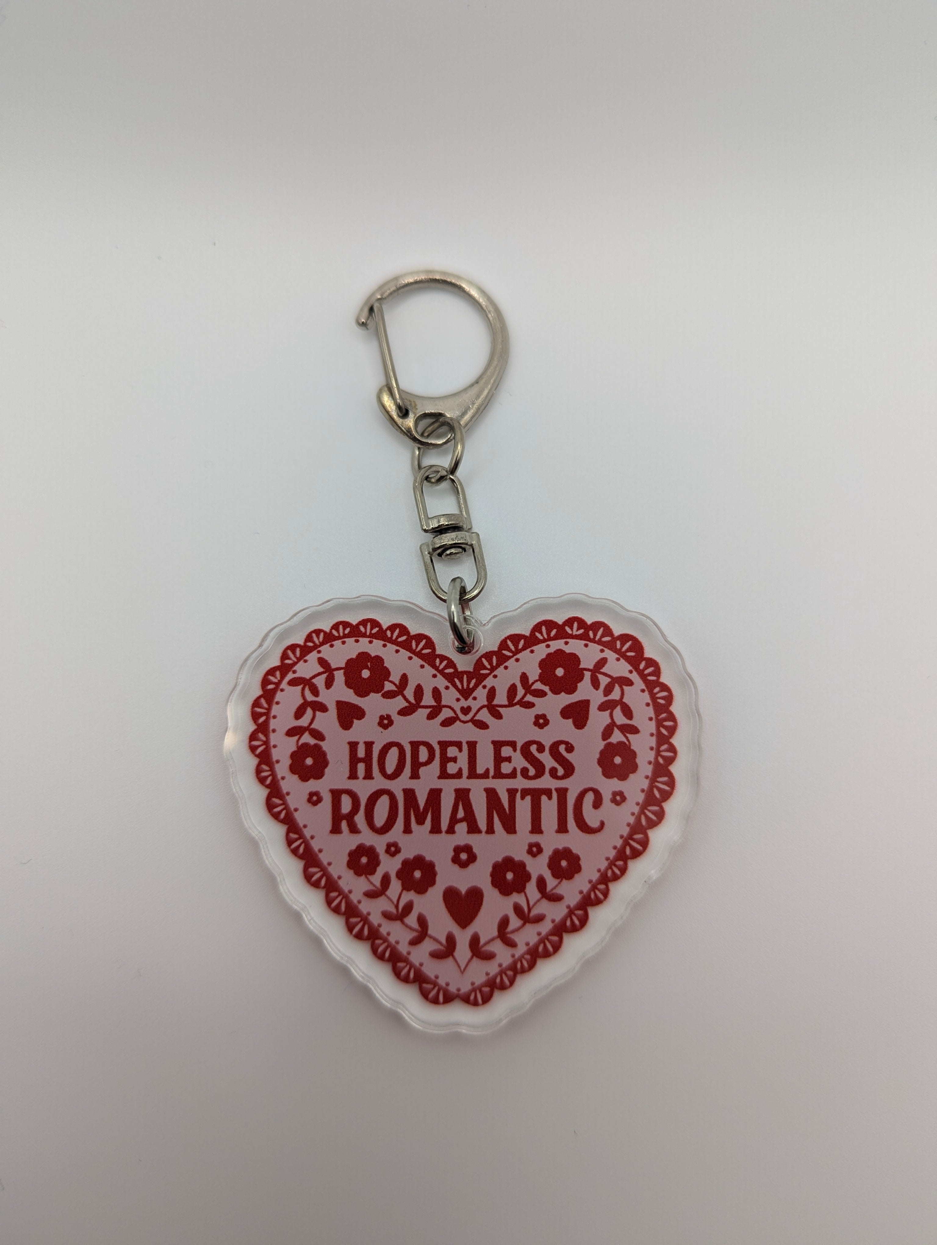 Hopeless Romantic Keychain