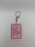 Buy Me Books & Call Me Pretty Keychain