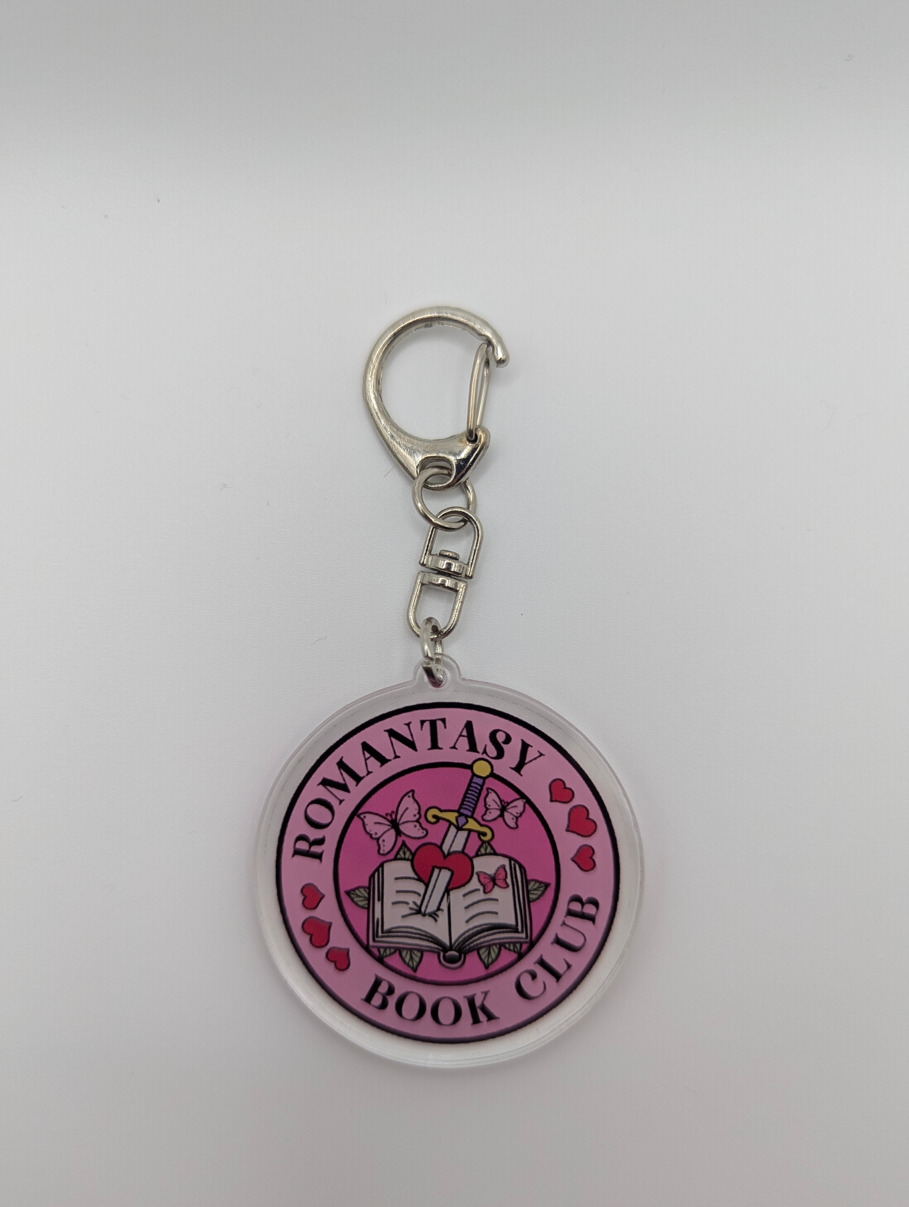 Romantasy Book Club Keychain