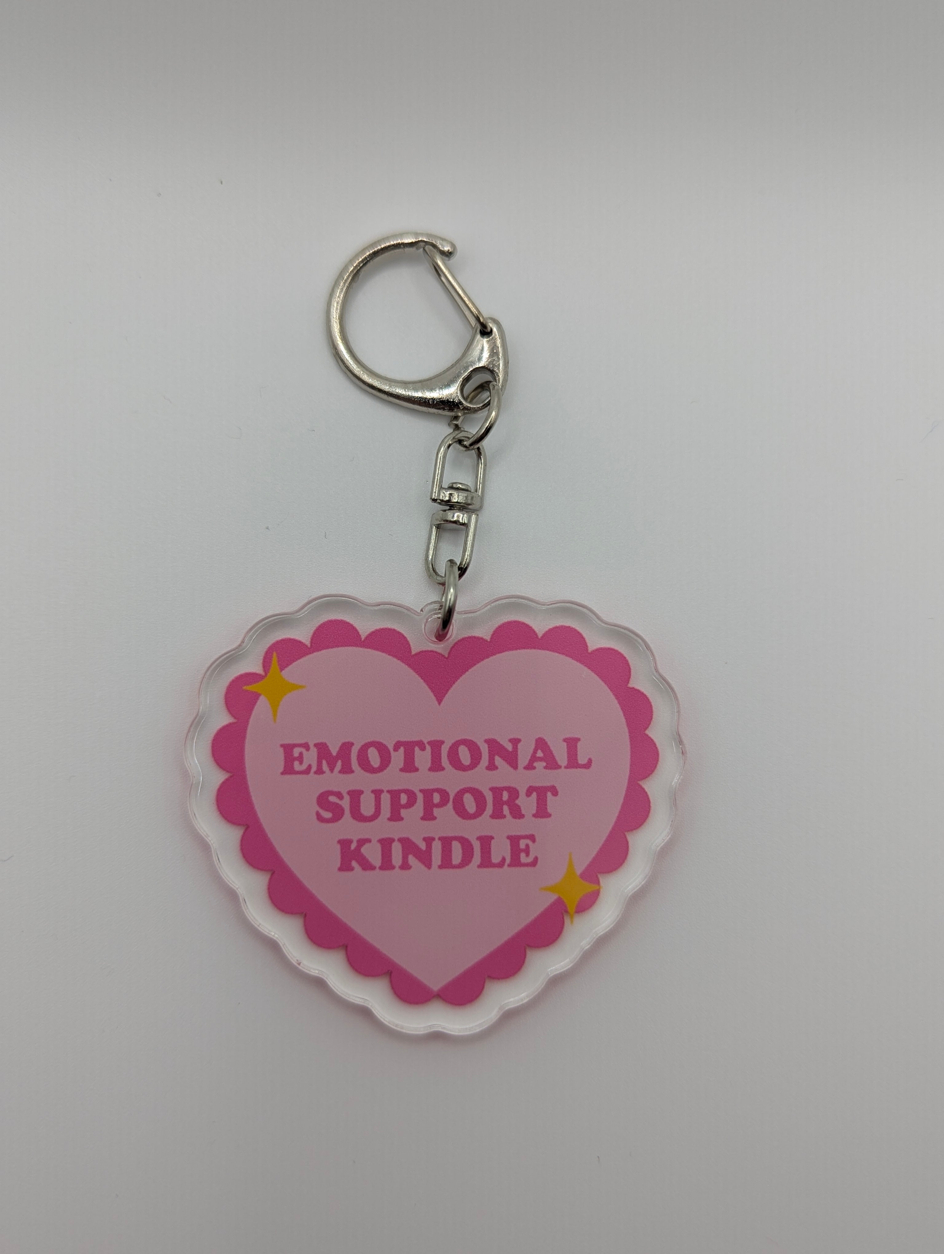 Emotional Support Kindle Keychain