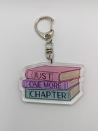 Just One More Chapter Keychain