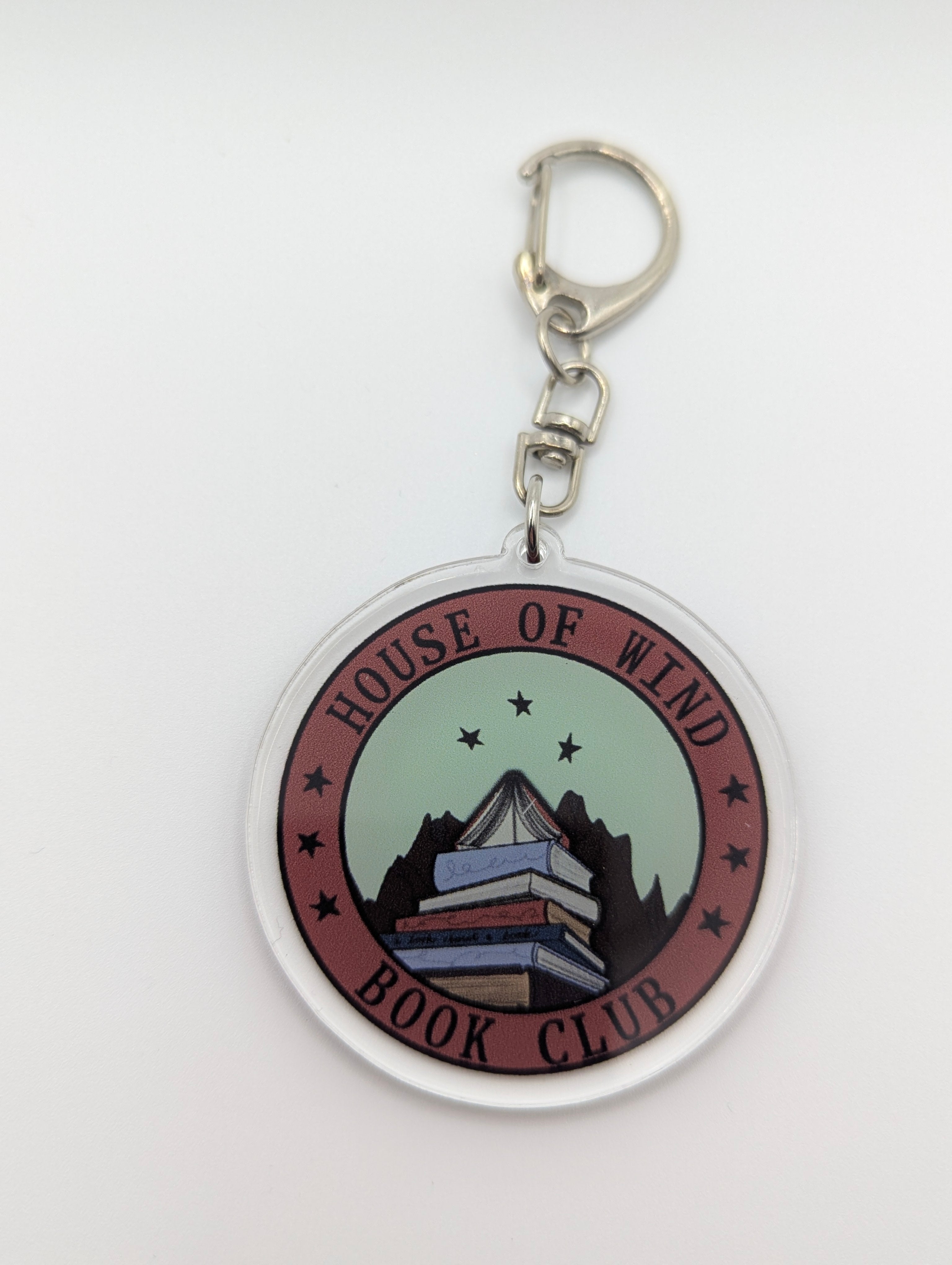 House of Wind Book Club Keychain