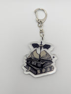 Fantasy Book Dragon Keychain