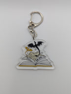 Fly or Die Dragon Keychain