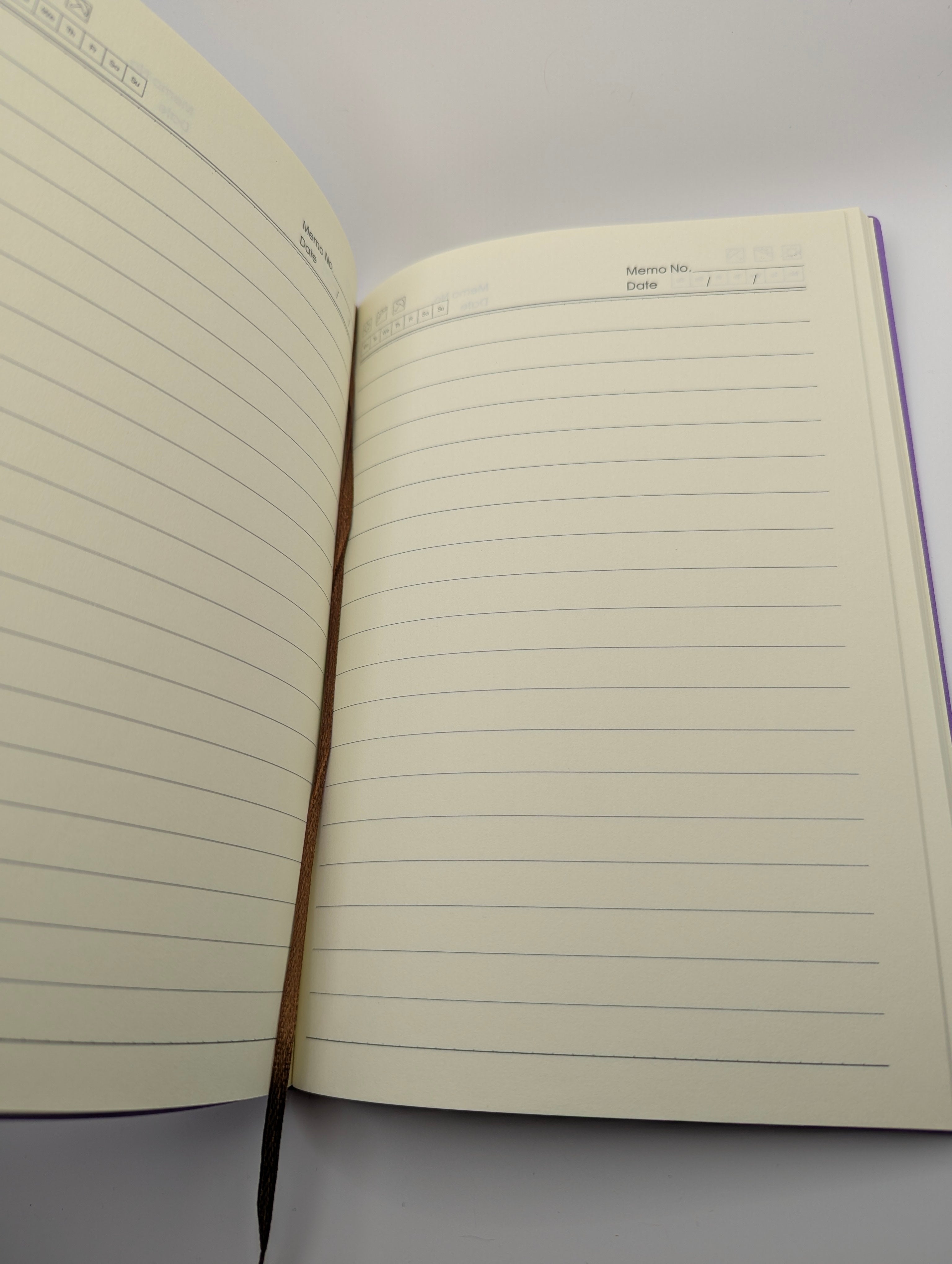 Purple Themed Notebook & Bookmark Set