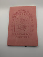 Pink Themed Notebook & Bookmark Set