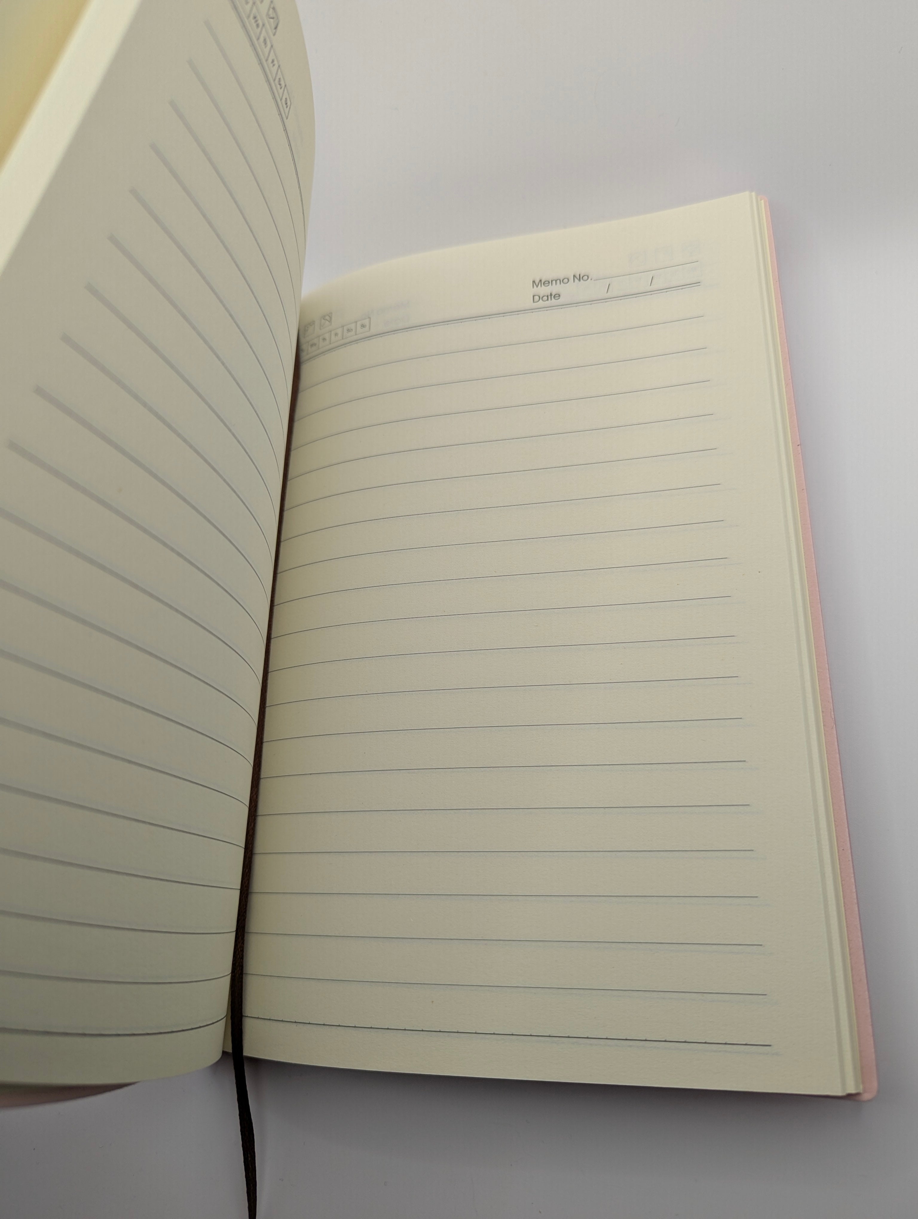 Pink Themed Notebook & Bookmark Set