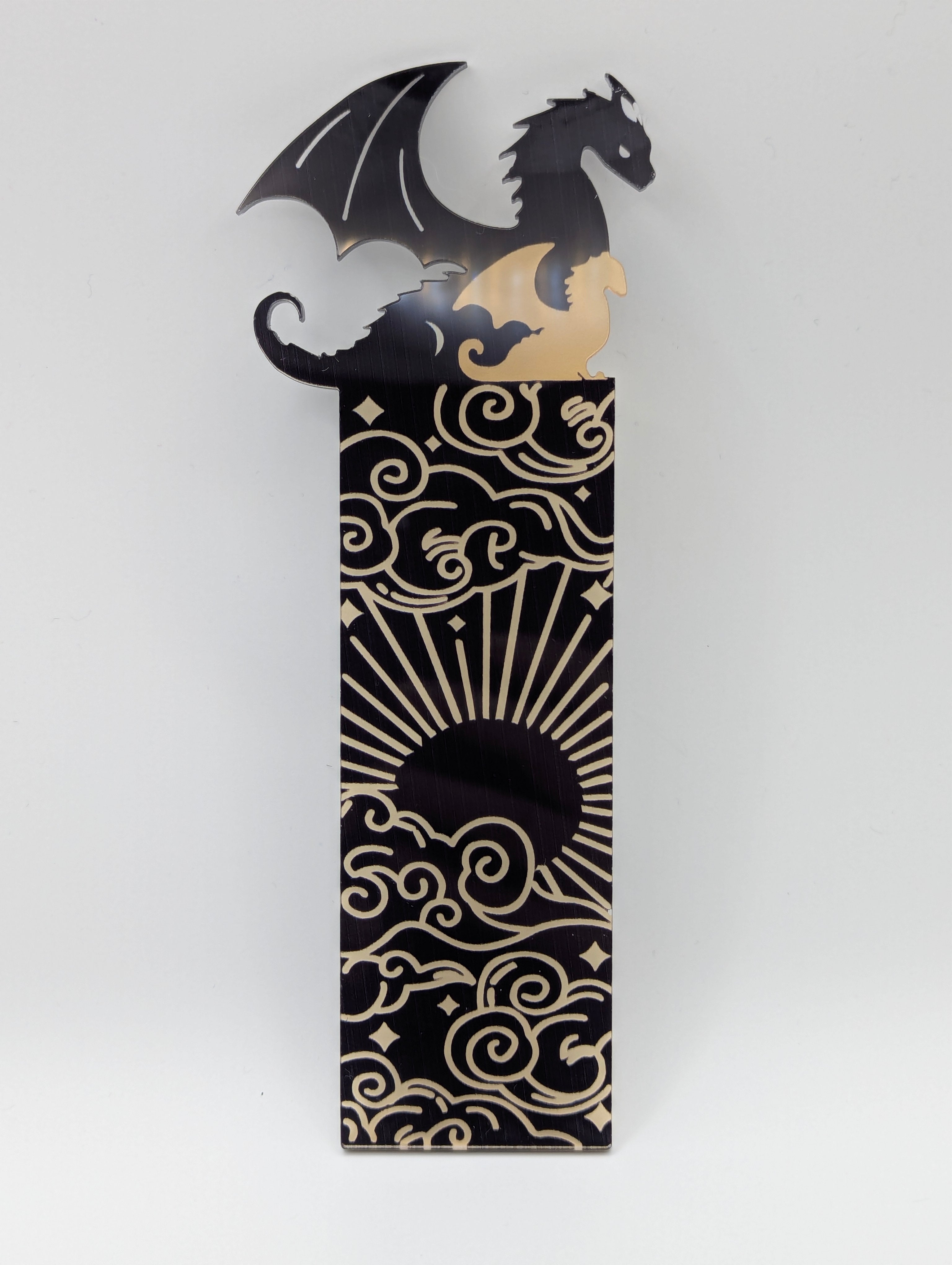 Black Dragon Duo Bookmark