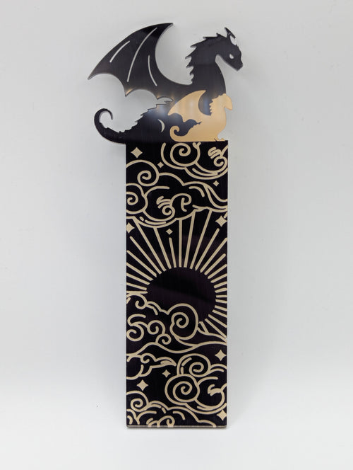 Black Dragon Duo Bookmark