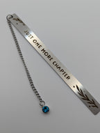 Minimalist One More Chapter Metal Bookmark