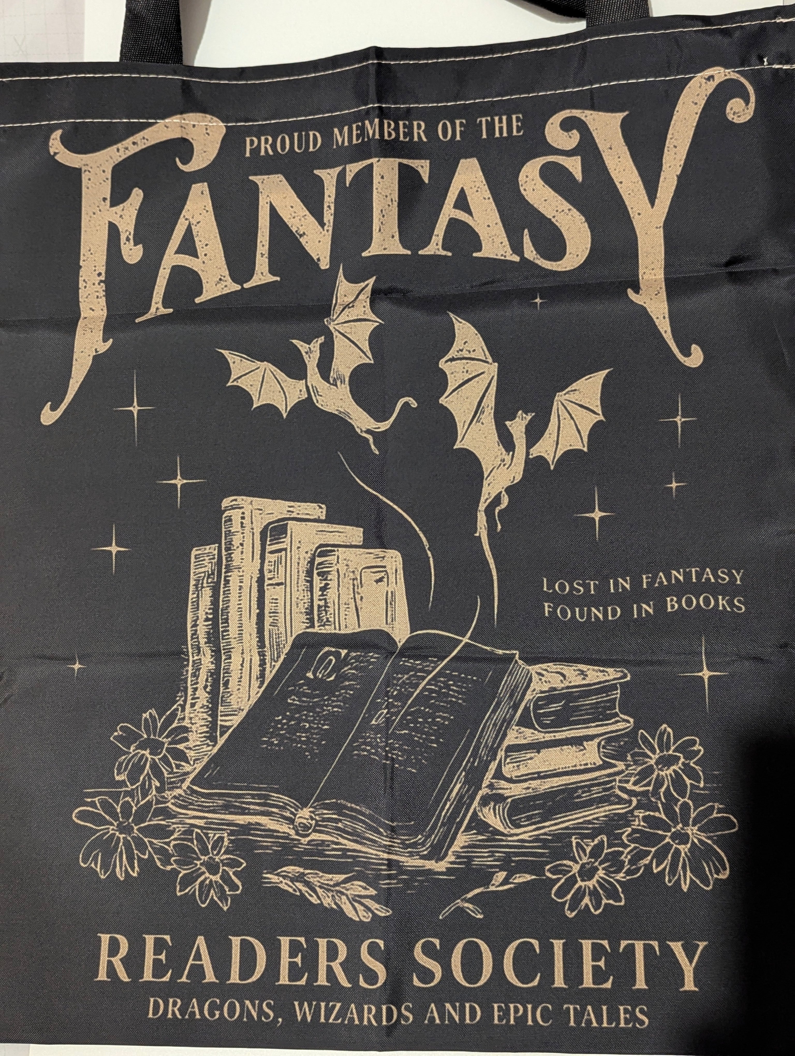 Fantasy Readers Society Tote Bag