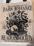 Dark Romance Readers Society Tote Bag