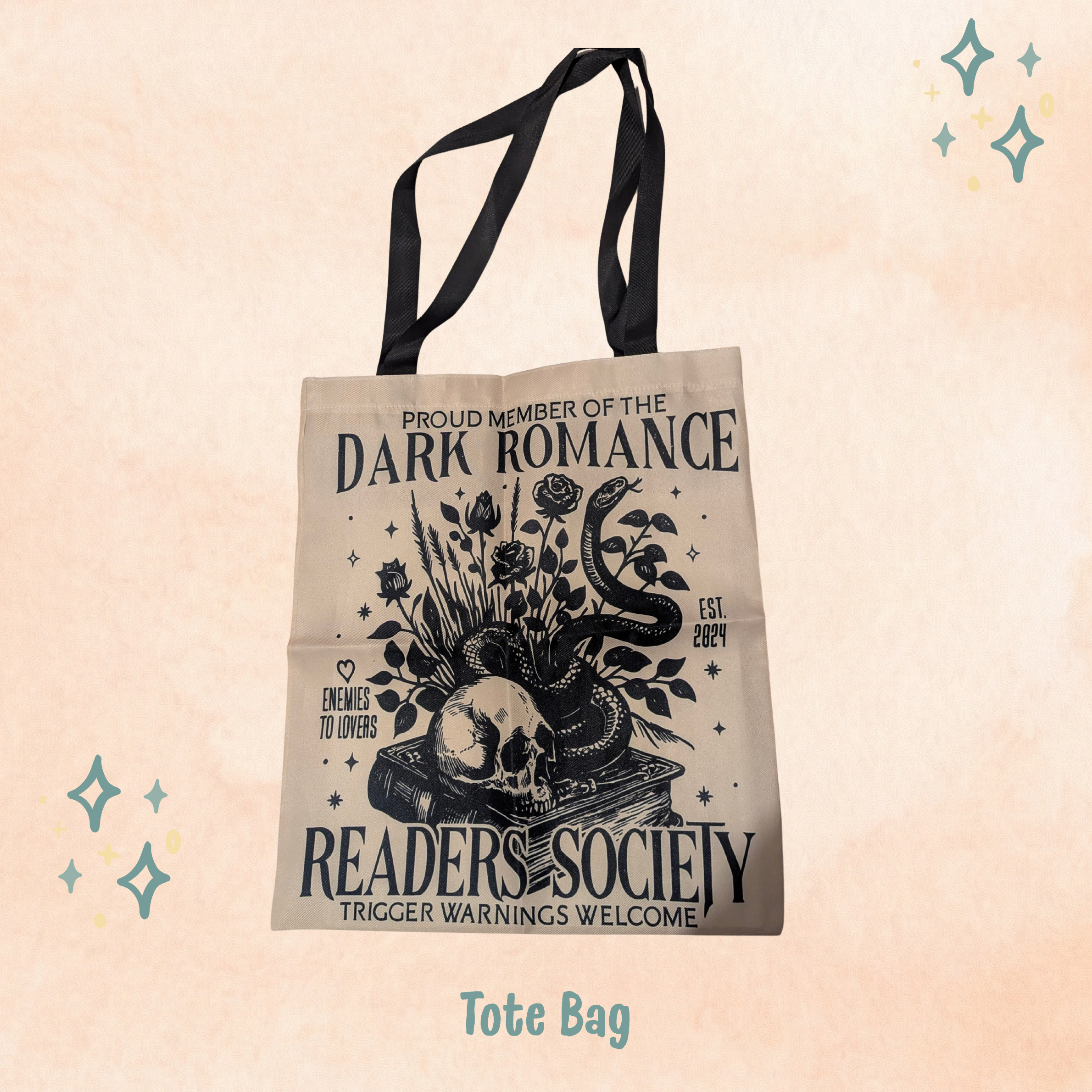 Dark Romance Readers Society Tote Bag