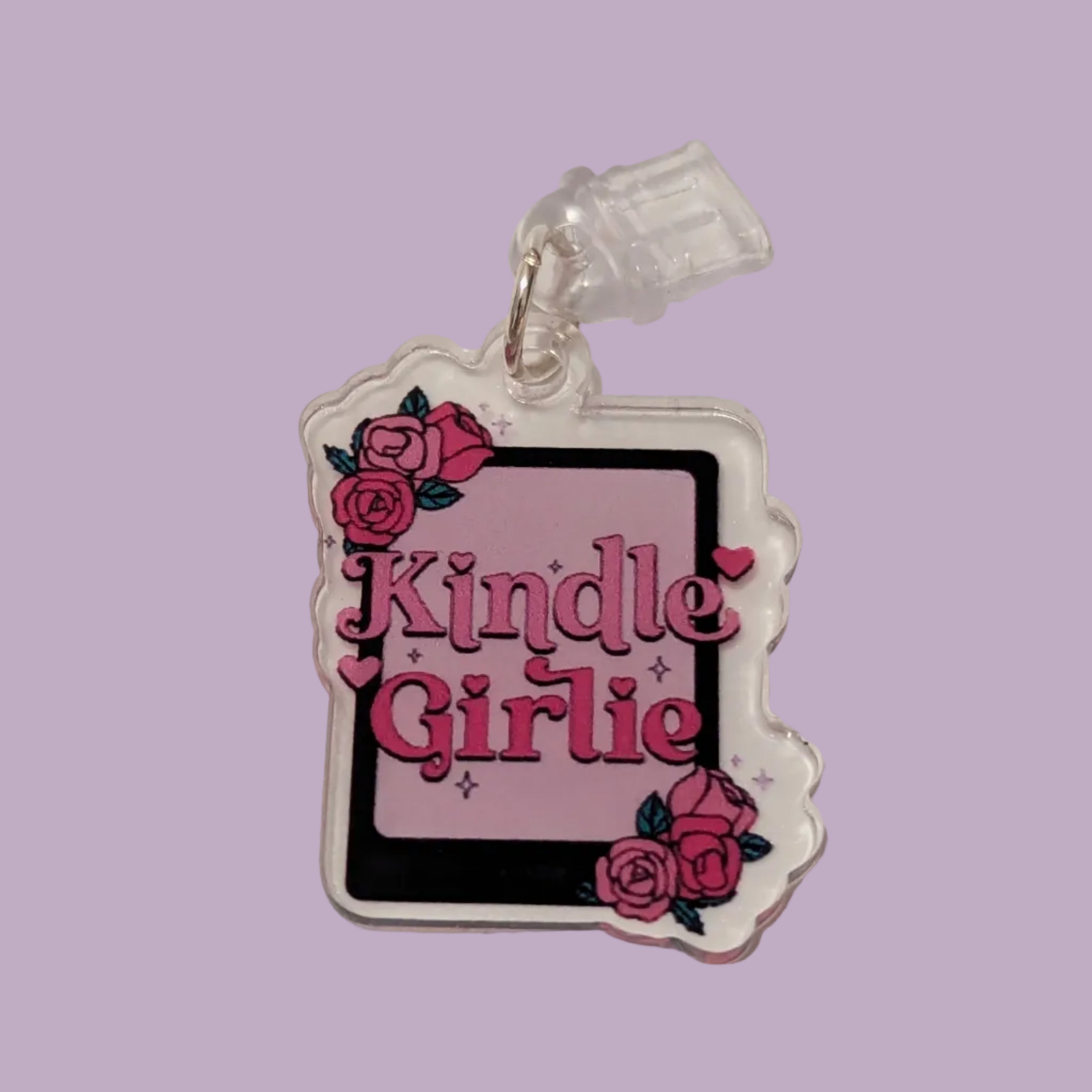 Kindle Girlie Kindle Charm for USB-C Port - Decorate your E-Readers or Phone