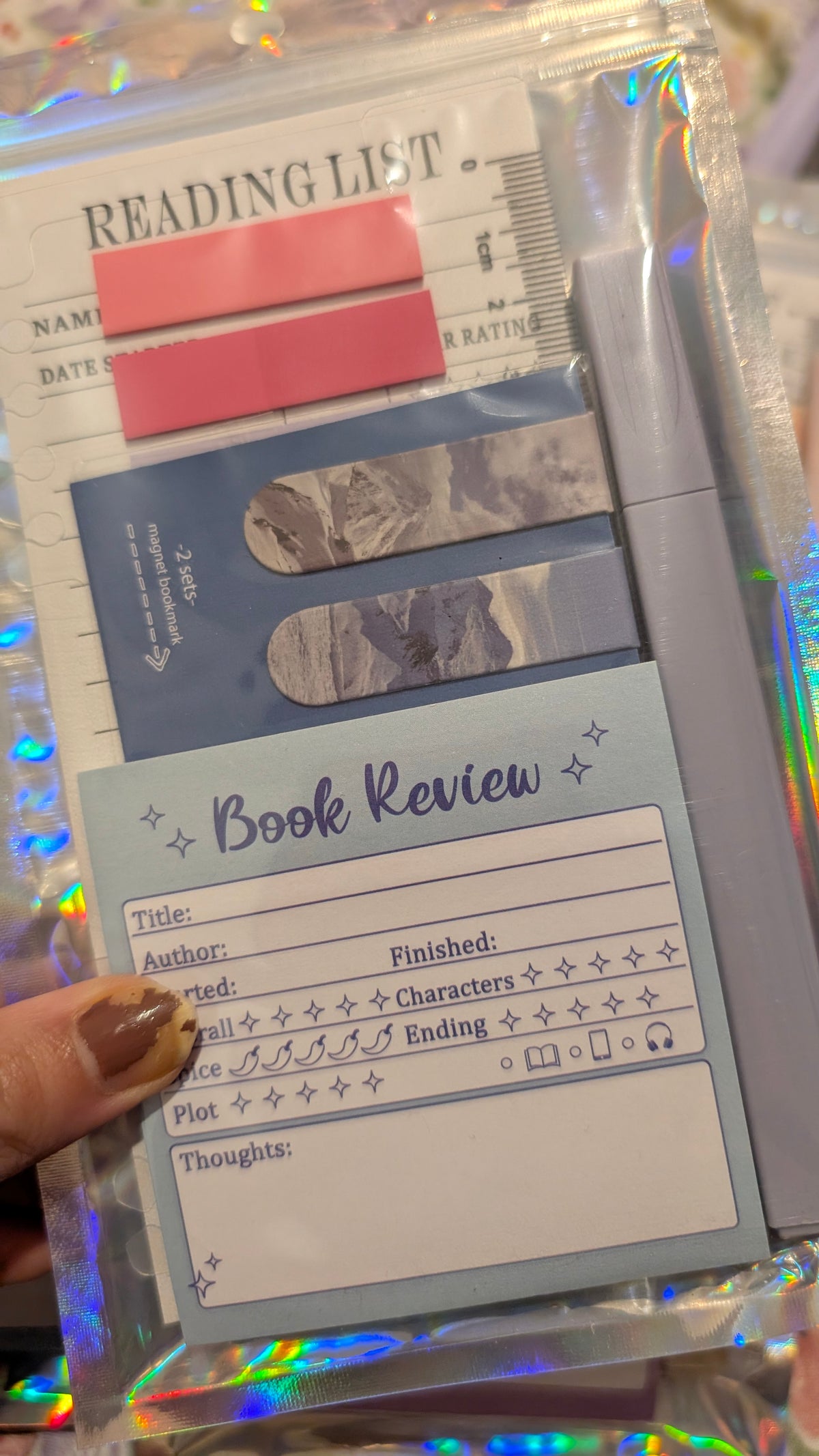 Annotation Starter Set - Book Review & Tracker