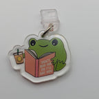 Reading Frog Kindle Charm for USB-C Port - Decorate your E-Readers or Phone