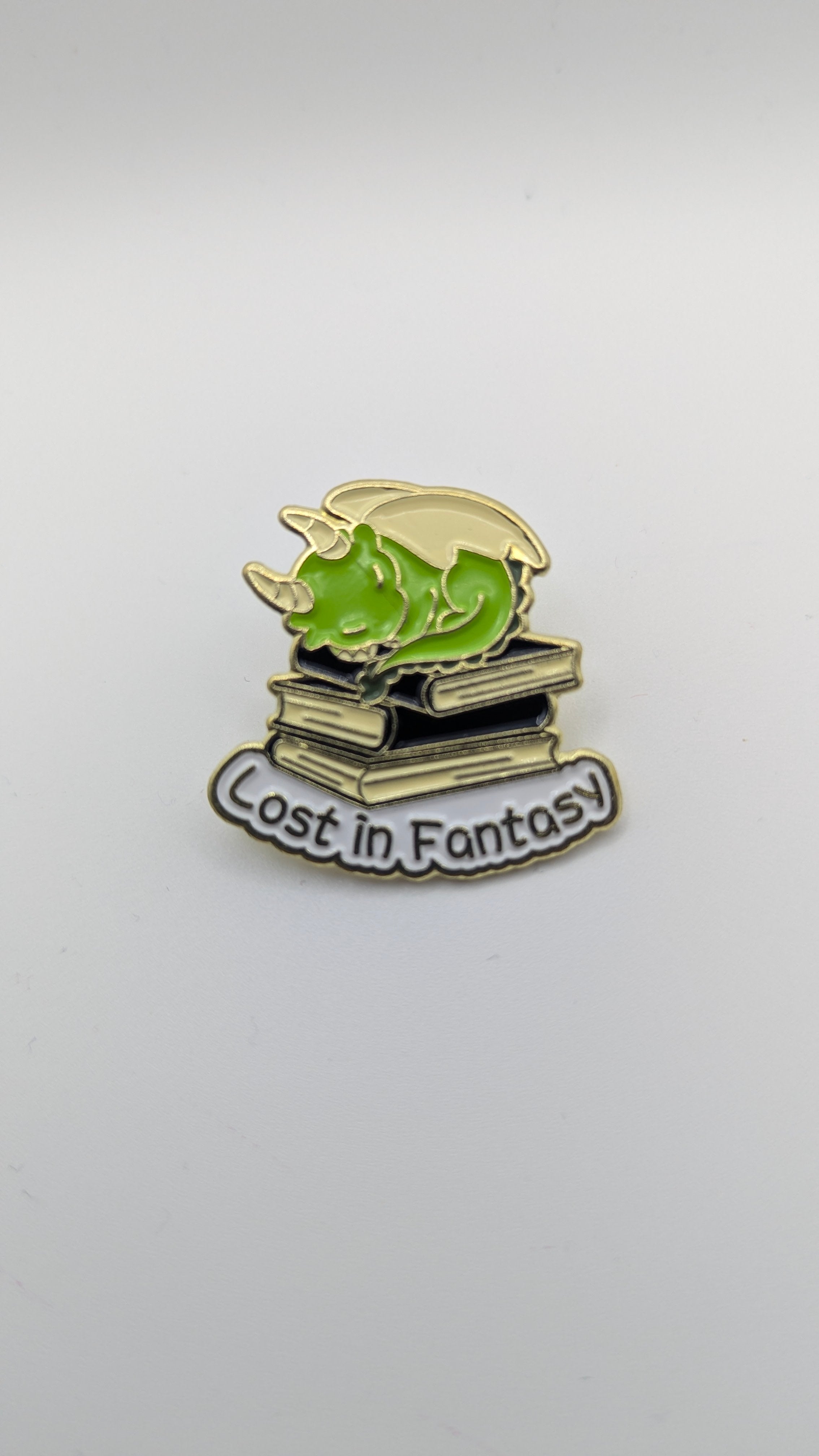 Lost in Fantasy Dragon Enamel Pin Badge